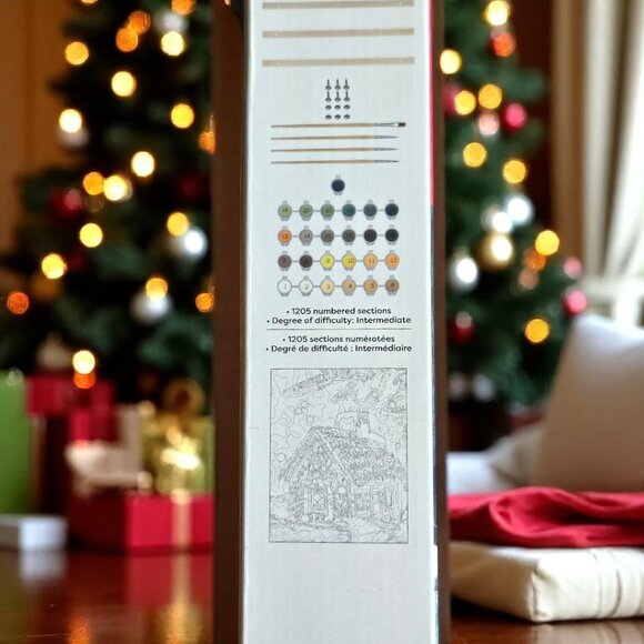 Artist's Loft Paint-By-Number Kit - Gingerbread House - 16 x 20- Canvas - Picture 6 of 6